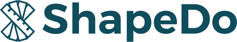Logo of ShapeDo featuring a stylized design that incorporates measuring tools.
